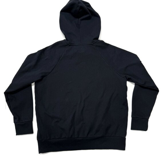Under‎ Armour Project Rock Rival Fleece Hoodie Womens Medium Black Pullover - Picture 7 of 7